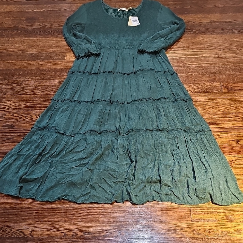 Studio West Forest Green Kids Dress